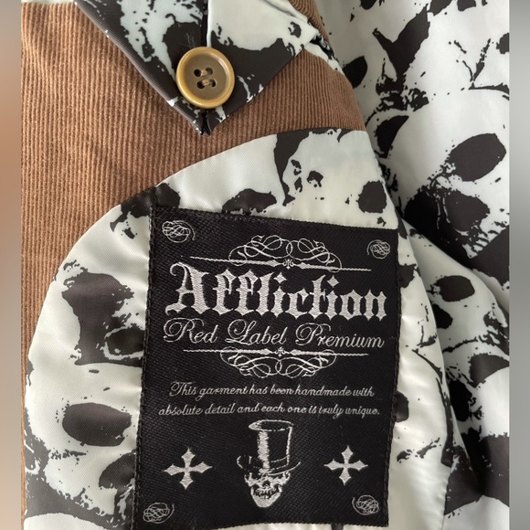 Affliction Corduroy Blazer Jacket - Picture 5 of 6